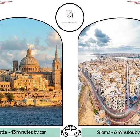 Paceville - 2a - Bright 2br With Balcony & Ac Near Night Life 公寓 Saint Julian's