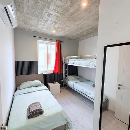 公寓 Paceville - 2a - Bright 2br With Balcony & Ac Near Night Life Saint Julian's