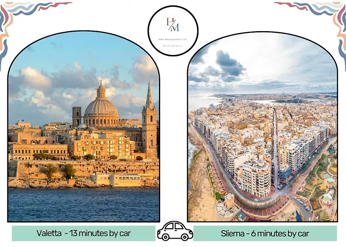 Paceville - 2a - Bright 2br With Balcony & Ac Near Night Life Lägenhet St. Julian's